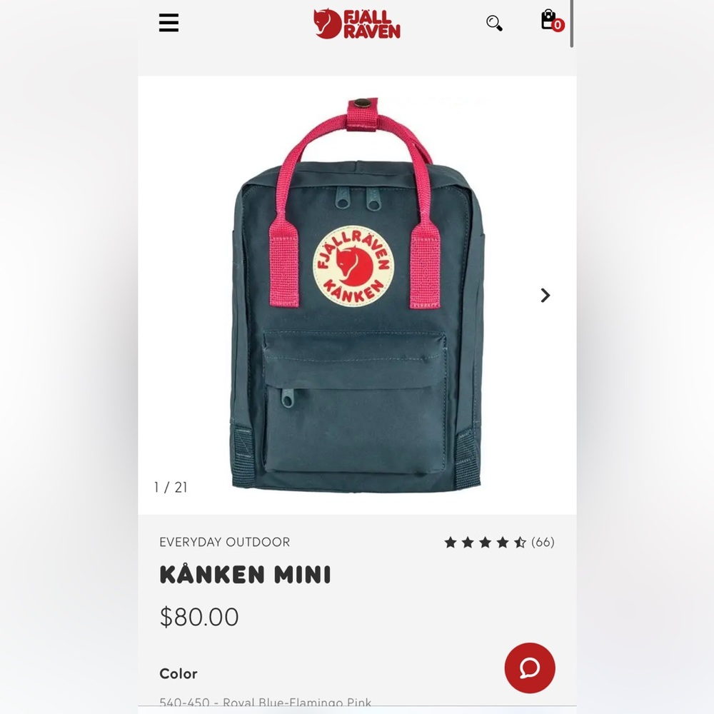 Fjallraven Kanken Mini Backpack